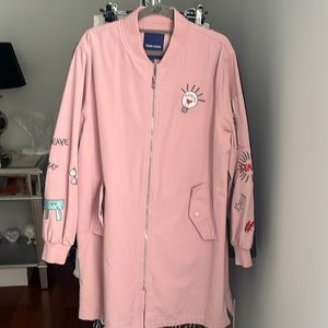 Baby pink jacket